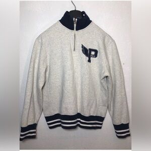 Polo by Ralph Lauren Men's Gray and Blue Sweater M